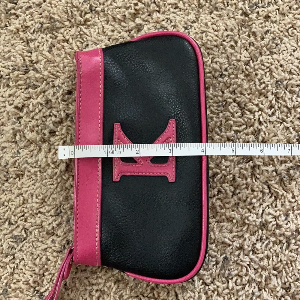 Pink and Black “K” Wristlet - Picture 6 of 6